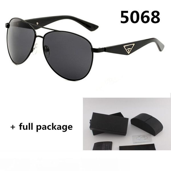 

fashion designer brand sunglasses 5068 new metal double nose beam eyewear uv400 windproof sunshade glasses wholesale, White;black