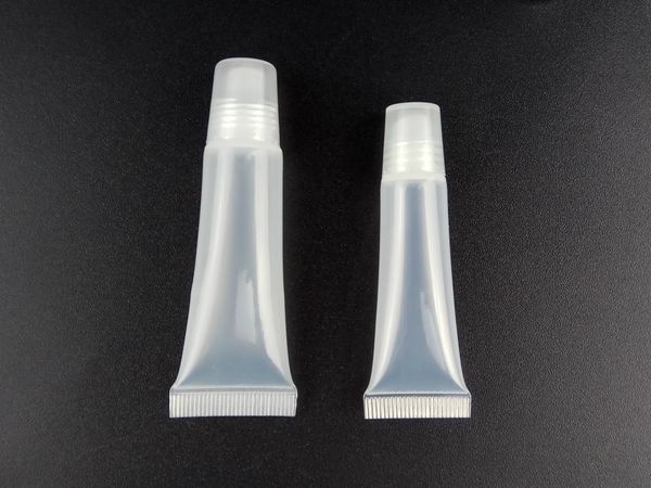 30 Stück 10 ml DIY Lipgloss-Tuben, transparente leere Behälter, nachfüllbare leere Tuben aus Kunststoff für Frauen