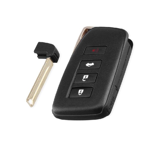 

for rc gs es rx nx is 2013-2018 replacement 4 buttons car remote key fob case shell with blank smart key