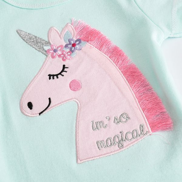

fashion summer 2019 new born baby boys and girls clothes bodysuit three-piece suit floral cartoon pattern cotton o-neck jumpsuit, White