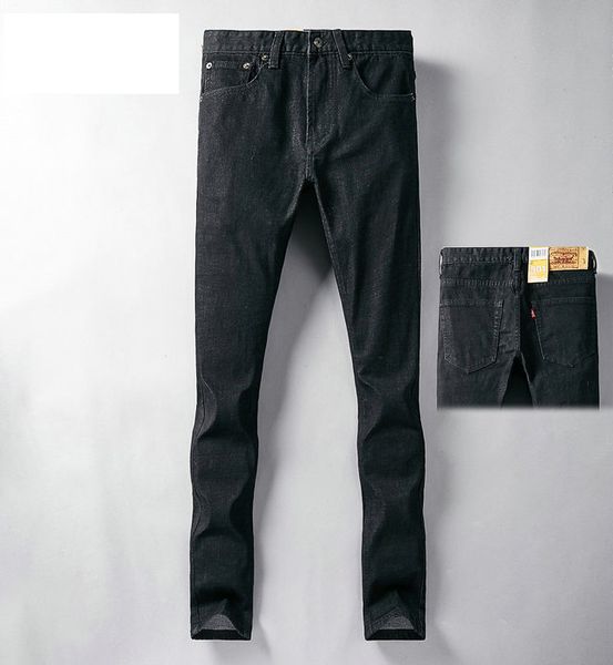 

levi brand jeans mens designer jeans luxury fashion casual pants street hip hop trousers boutique slim jeans distressed pants trend pants, Blue