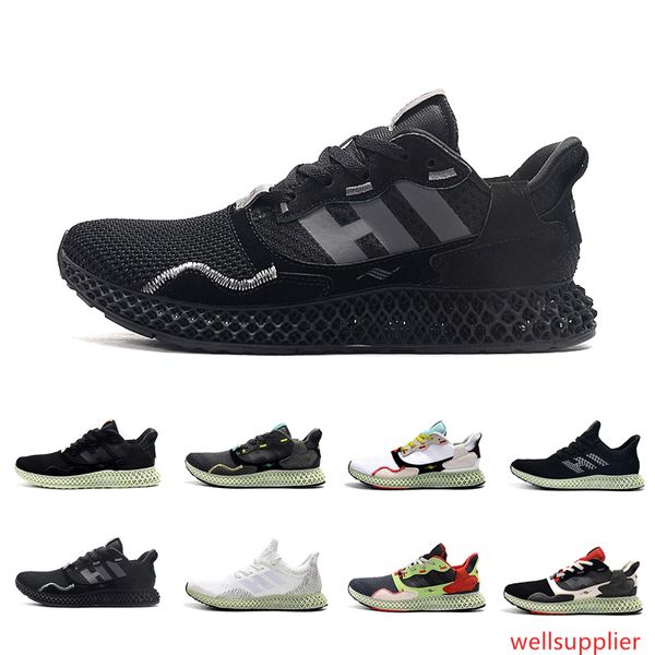 

2019 hender scheme mens zx 4000 futurecraft 4d running shoes trainers for men zx4000 sneakers carbon male sports trainer haussures 40-45