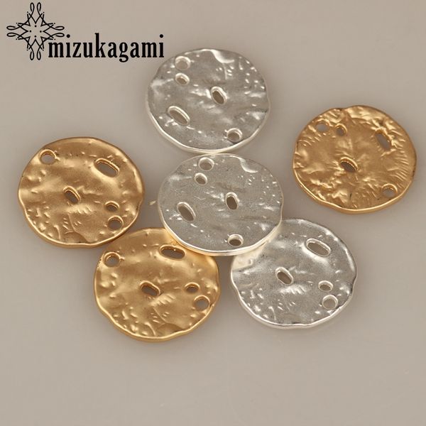 

10pcs/lot 20mm zinc alloy gold silver round coin charms pendants connector for diy necklace earrings jewelry accessories, Bronze;silver
