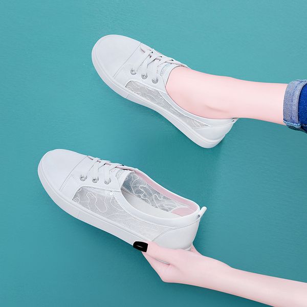 

designer brand casual shoes women's trend fashion running sports love dating party white tie girls' shoes summer mesh ventilation