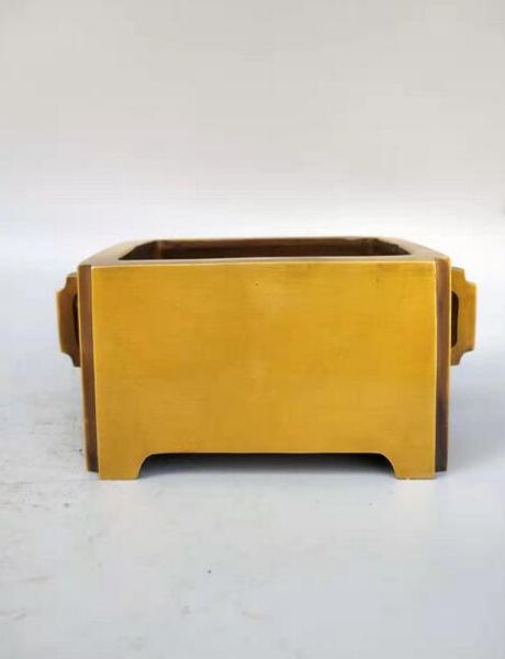 

antique pure copper manger stove old antique antique tea ceremony incense desk desk qing qingwen play brass ornaments