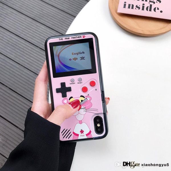 

mobile phone case for iphone 8 x tetris game nostalgic retro 26 type game shell for iphone 6s 7 6p/8p/7plus retro game console cover shell
