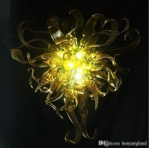 

100% mouth blown borosilicate home lamps contemporary type clear glass chandelier hand blown glass art chandelier light