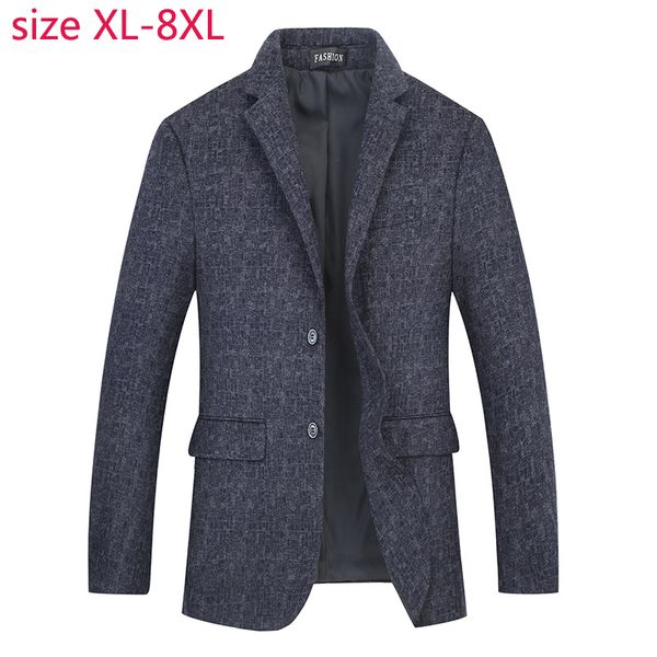 

new arrival men super large autumn winter casual mens suit jacket blazers fashion plus size xl2xl3xl4xl5xl6xl7xl8xl, White;black