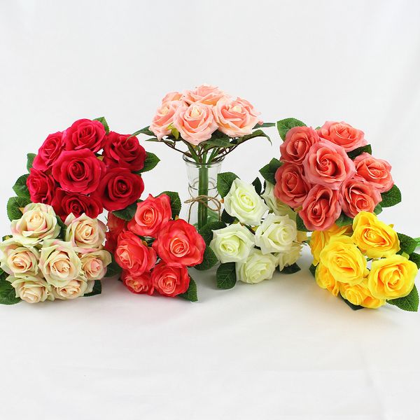 

моделирование роз свадебный букет рук свадебная фотография реквизит ручной работы цветочные украшения дома моделирование цветок шелкового