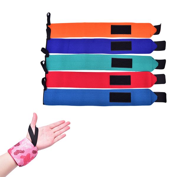 

1pc camouflage neoprene weightlifting wrist wrapping support fitness sport wristbands powerlifting wrist protector, Black;red