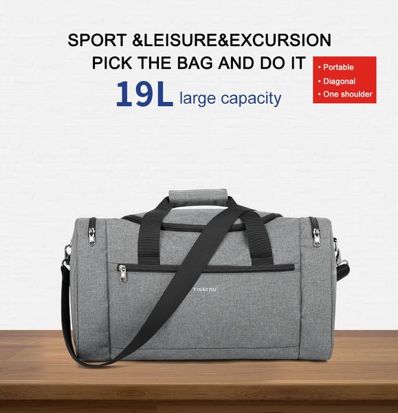

tigernu 2019 дорожные сумки spalshproof большой емкости моды сумка duffle ручная кладь путешествие сумки для мужчины женщины повседневная