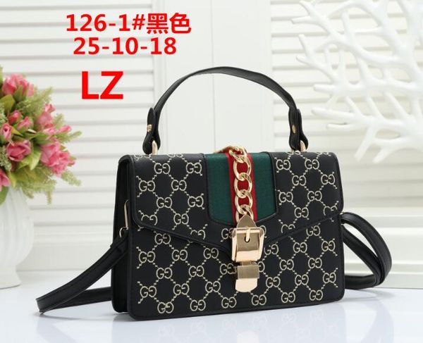 

2019 новый портативный кожаные сумки дикий плечо сумка кожаные сумки женская сумка черный