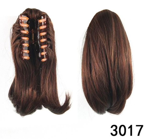 

125 ynthetic ponytail long traight hair 16 quot 22 quot clip ponytail hair exten ion blonde brown ombre hair tail with draw tring