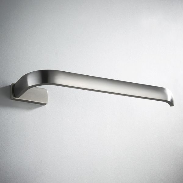 

l 29cm single brushed nickel bathroom towels bar rack rail holder brass