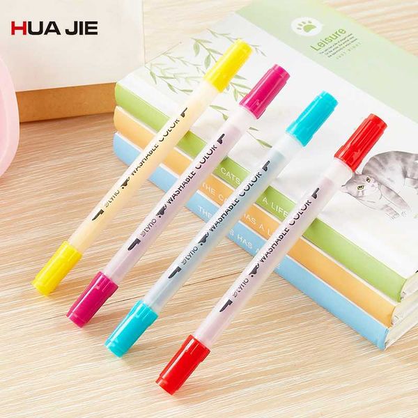 

washable water-color pens 12/18/24/36 colors art marker pen children drawing painting magic pen brush student gifts st-1706