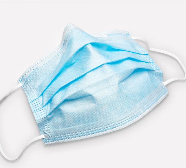 

dhl disposable respirator dust proof fog proof breathable three-layer melt-spray cloth masks for men and women in stock