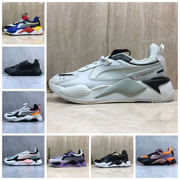 

мужчины женщины rs-x reinvention беговая система белый черный синий красный желтые кроссовки спортивные модные кроссовки бег спортивная обув