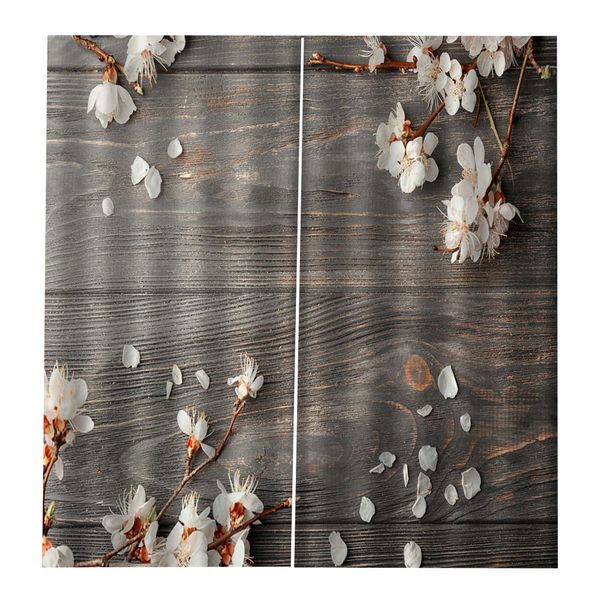 

3d curtain panels pair waterproof drape home bedroom balcony decor 170x200cm