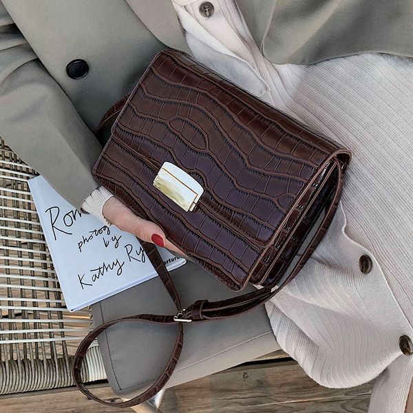 

stone pattern small pu leather crossbody bags for women 2019 shoulder messenger bags female travel handbags and purses