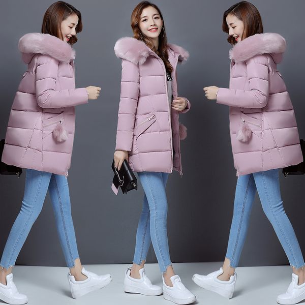 

дешевые оптовая 2017 новая осень зима горячие продажи женской моды случайные теплая куртка женская bisic coatsj23-17803z, Black