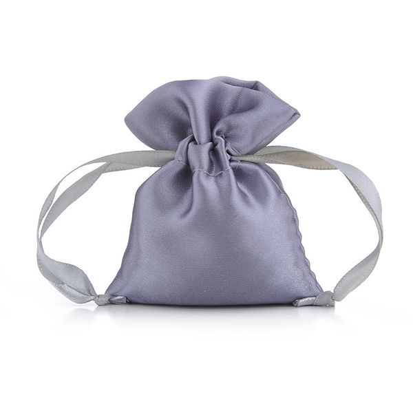 

50pcs satin drawstring pouches jewelry color butyl cloth high-quality logo printed satin silk gift bag travel pouch bags 9x12cm