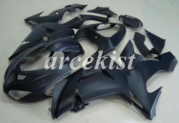 

new abs motorcycle fairings kits fit for kawasaki ninja zx-10r 2006 2007 06 07 body set custom matte black