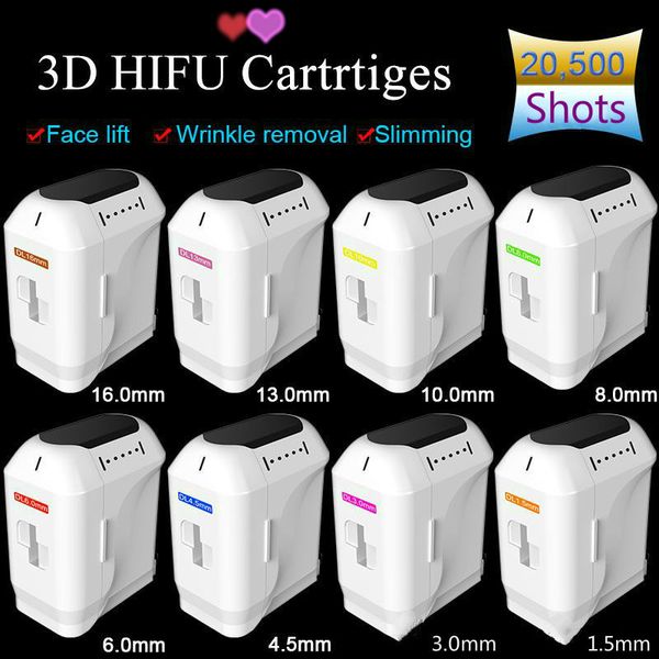 

фабрика оптовая 3d hifu картриджи / hifu 3d фейслифтинг картриджи 20000 выстрелы картриджи для подтяжки кожи и тела для похудения