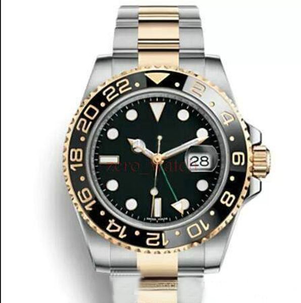 

2017 Новый роскошный GMT Керамический Безель Мужские Механические Часы Из Нержавеющ