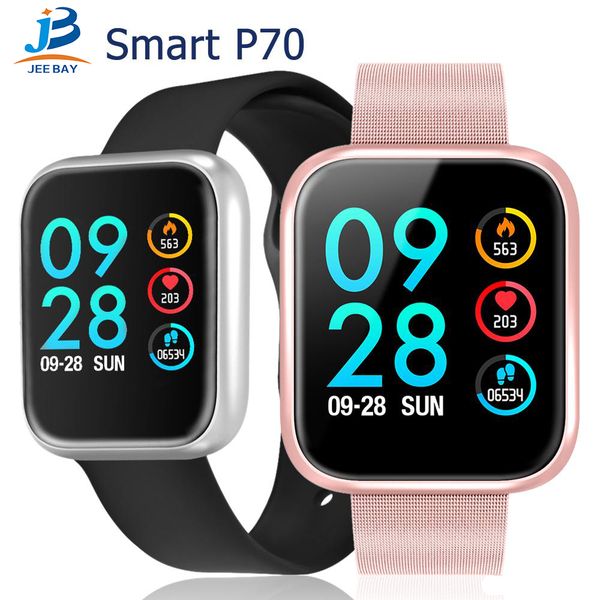 

P70 Smart Bracelet Band Tracker Health Sport Smartwatch Bluetooth 4.0 Colorful Screen Heart Rate Blood Pressure Monitoring