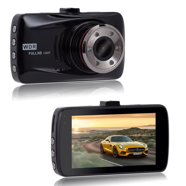 

3" ir night vision car dvr clear dash camera vehicle digital video recorder 4g lens 140Â° view angle full hd 1080p g-sensor