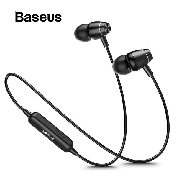 

baseus s09 bluetooth earphone wireless headphone magnet earbuds with microphone stereo auriculares bluetooth earpiece for phone