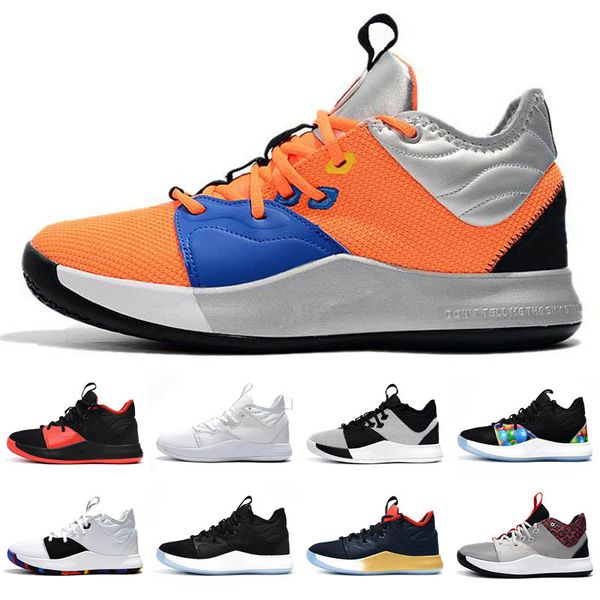 

pg 3 nasa kids basketball shoes for sales paul george 3 men women sport shoes store ing, Black