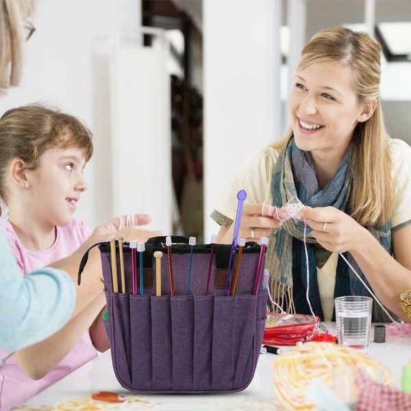 

portable knitting crochet storage bag sewing needles organizer bag case p666