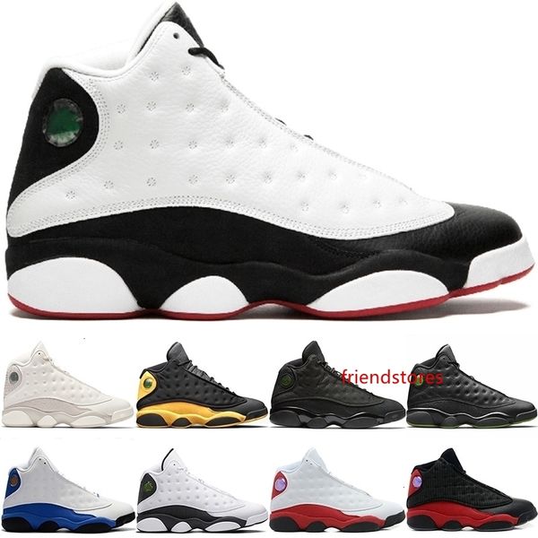 

basketball shoes 13 13s men he got game melo class of 2002 black cat bred chicago phantom playoffs mens sport sneaker size 41-47
