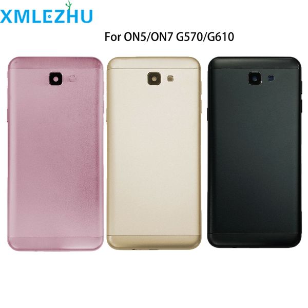 

10pcs for samsung galaxy j5 prime on5 on7 2016 g570 g610 housing battery cover back cover case rear door chassis shell