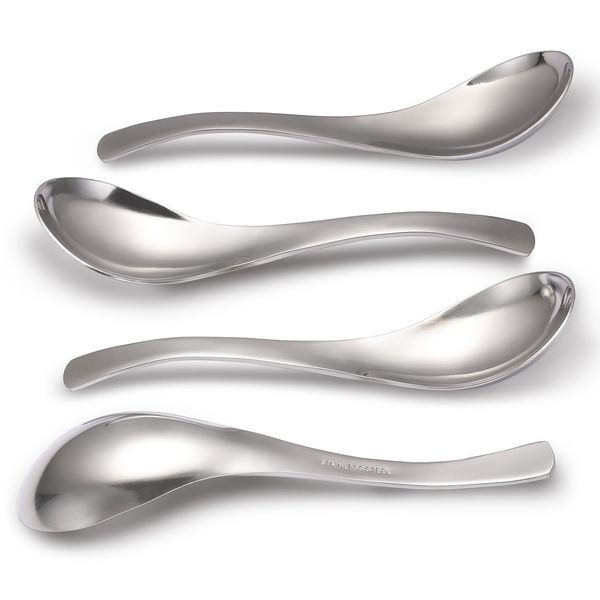 

150mm Thick Heavy-weight Soup Spoons, Stainless Steel Soup Spoons, Table Spoons