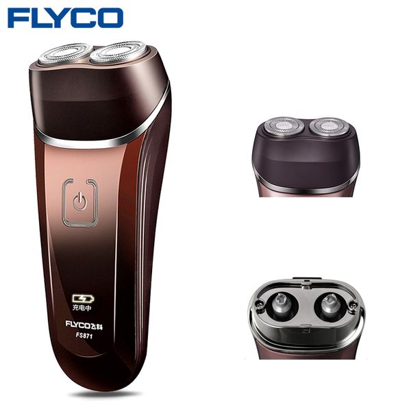 

flyco fs871 rose gold electric razor blade man charging type genuine beard blade smart body wash shaver