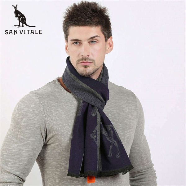 

scarves men's winter warm scarf fashionable shawl crinkle long acrylic plaid plaid twill scarfs designer casual, Blue;gray