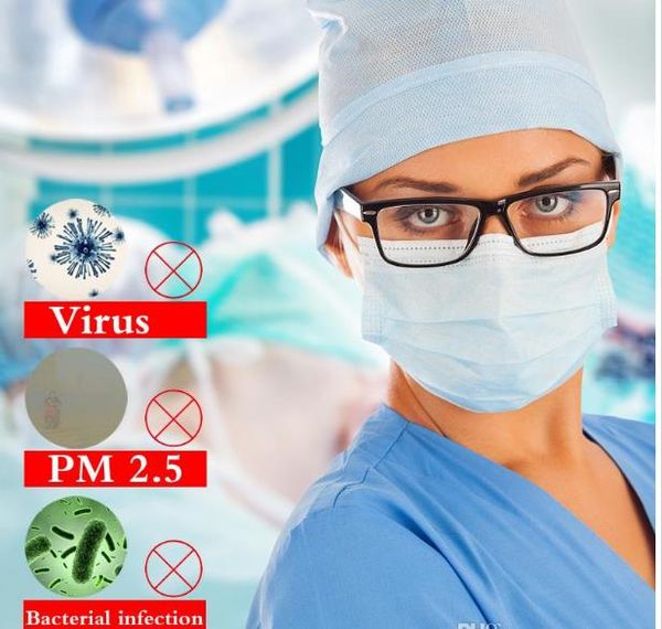 

in stock mask manufacturers direct sales three-layer mask for civilian use the fda certification ce certification;dhl hair disposable