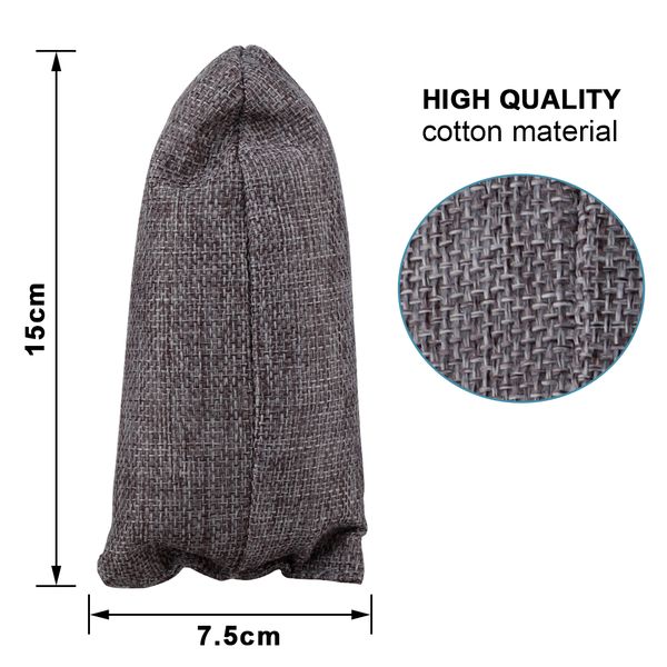 

2pcs air purifying bag natural bamboo activated charcoal odo absorber remover car home deodorizer air freshener bags