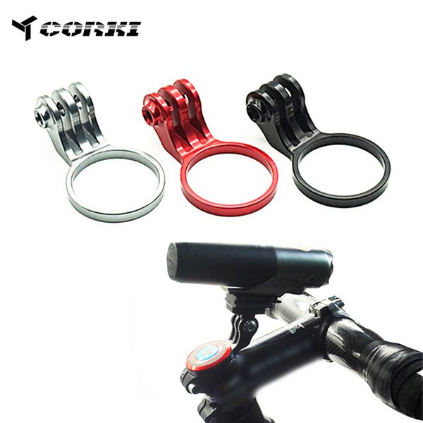 

alloy bike light mount adaptor universal for cycling or cateye volt flash light adapter with bolts