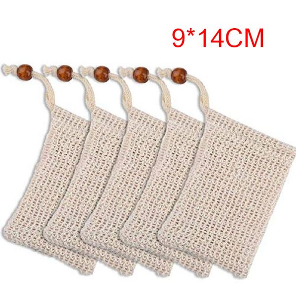 

natural exfoliating mesh soap saver sisal soap saver bag pouch holder for shower bath foaming and drying