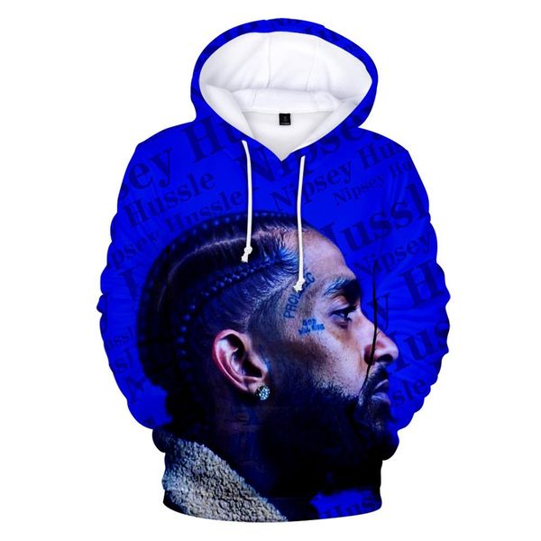

cp new summer designer hoodies mens women 3d rap hoodie hooded nipsey hussle casual harajuku pullovers 917, Black