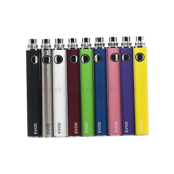 

EVOD Variable Voltage Battery 3.3V 3.7V 4.2V 650mah 900mah 1100mah EVOD Electronic Cigarette 510 Thread for CE4 MT3 Protank