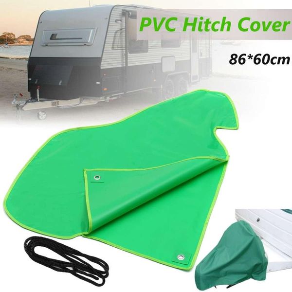 

caravan hitch lock cover trailer towing hook connector hitch cover waterproof green dustproof trailer tow ball coupling lock