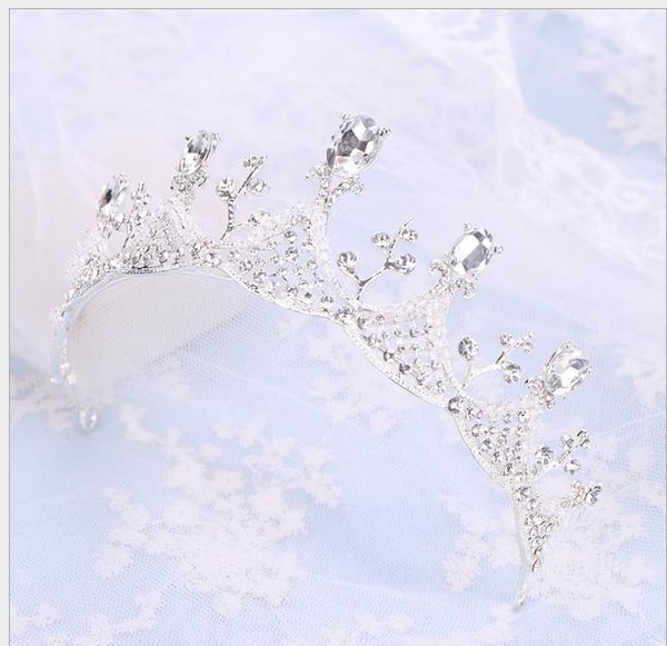 

crown headwear accessories female bride crown jewelry, Slivery;golden