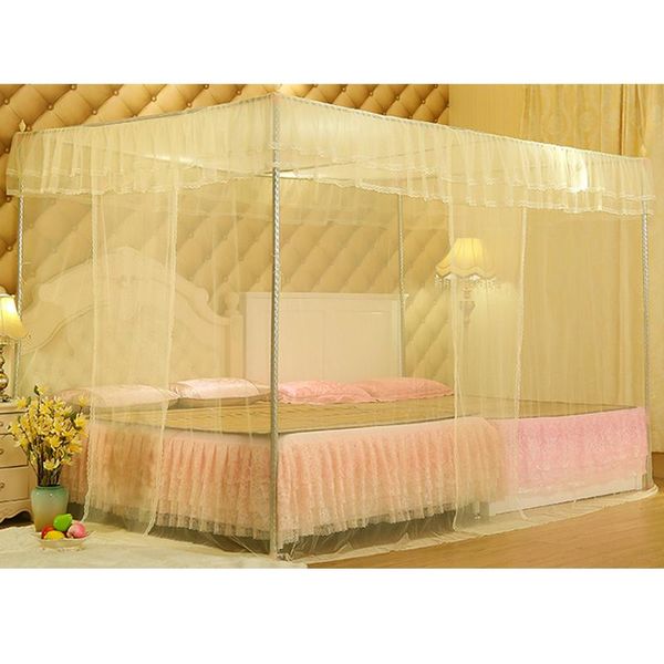 

romantic princess canopy mosquito net no frame fit for twin full queen king bed net