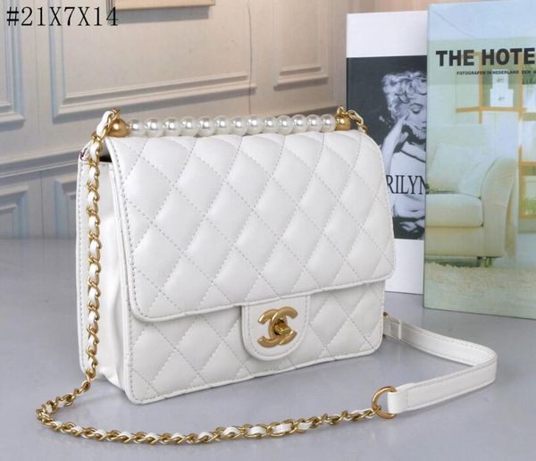 

new designer shoulder bag luxury handbag chαnel ladies brand printed fashion shoulder bag pu shopping crossbody bag, Black