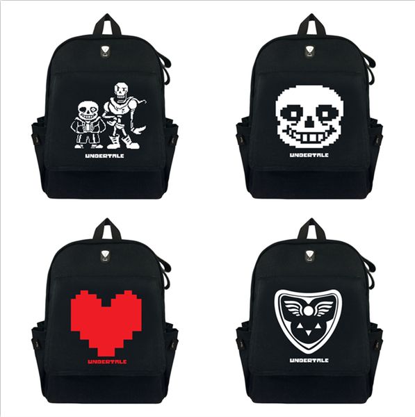 

undertale sans skeleton backpack bag game schoolbag travel students bag cospaly gift cool game undertale backpack le388