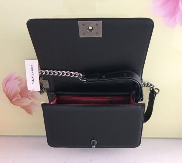 

2019 5a classic pattern chain bag designer women plaid silver chain handbag leather crossbody shoulder messenger bag